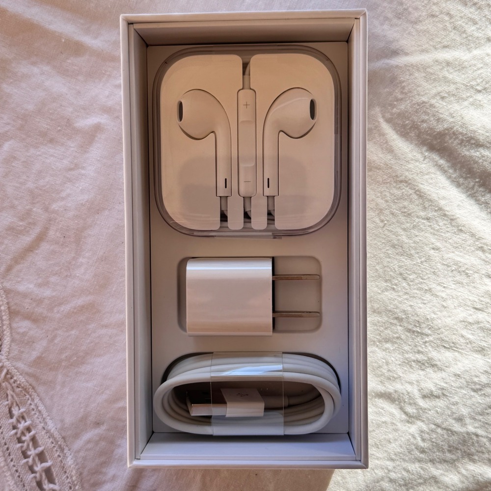 Apple iPhone SE 1st Gen Original Box EarPods Charger Cable A1662 NO PHONE
